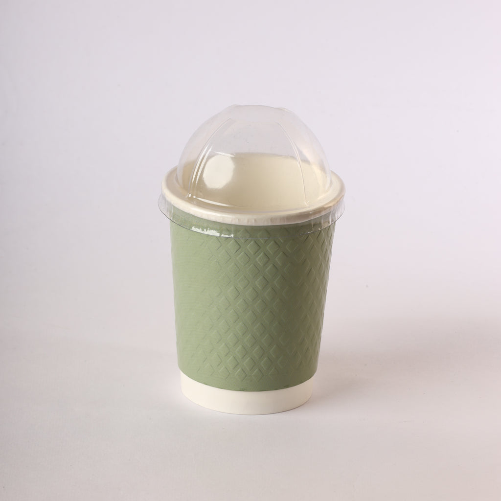 Paper Cup ( Double Wall ) - 250 ml - Green