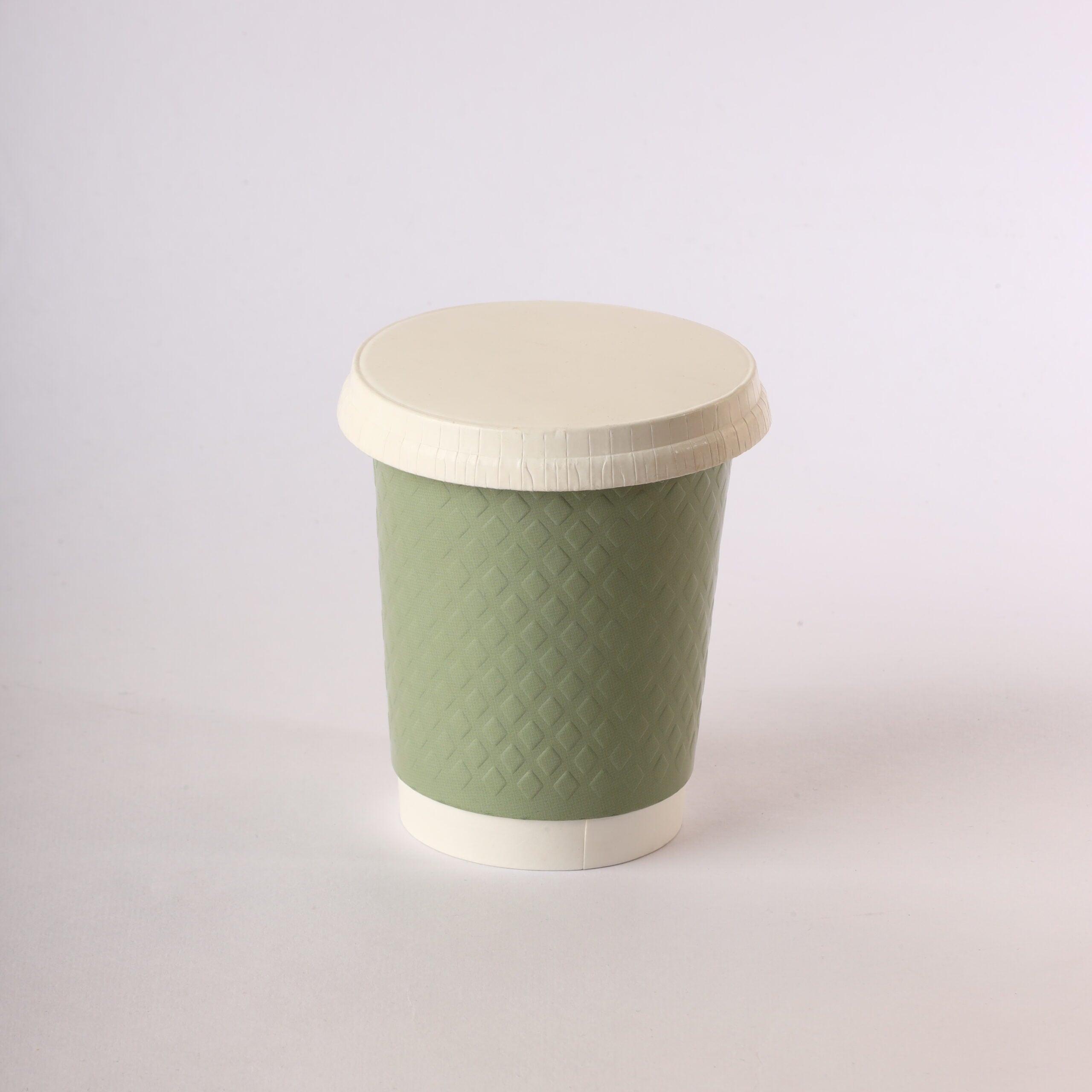 surieco-paper-cup-double-wall-300-ml-green-flat-paper-lid