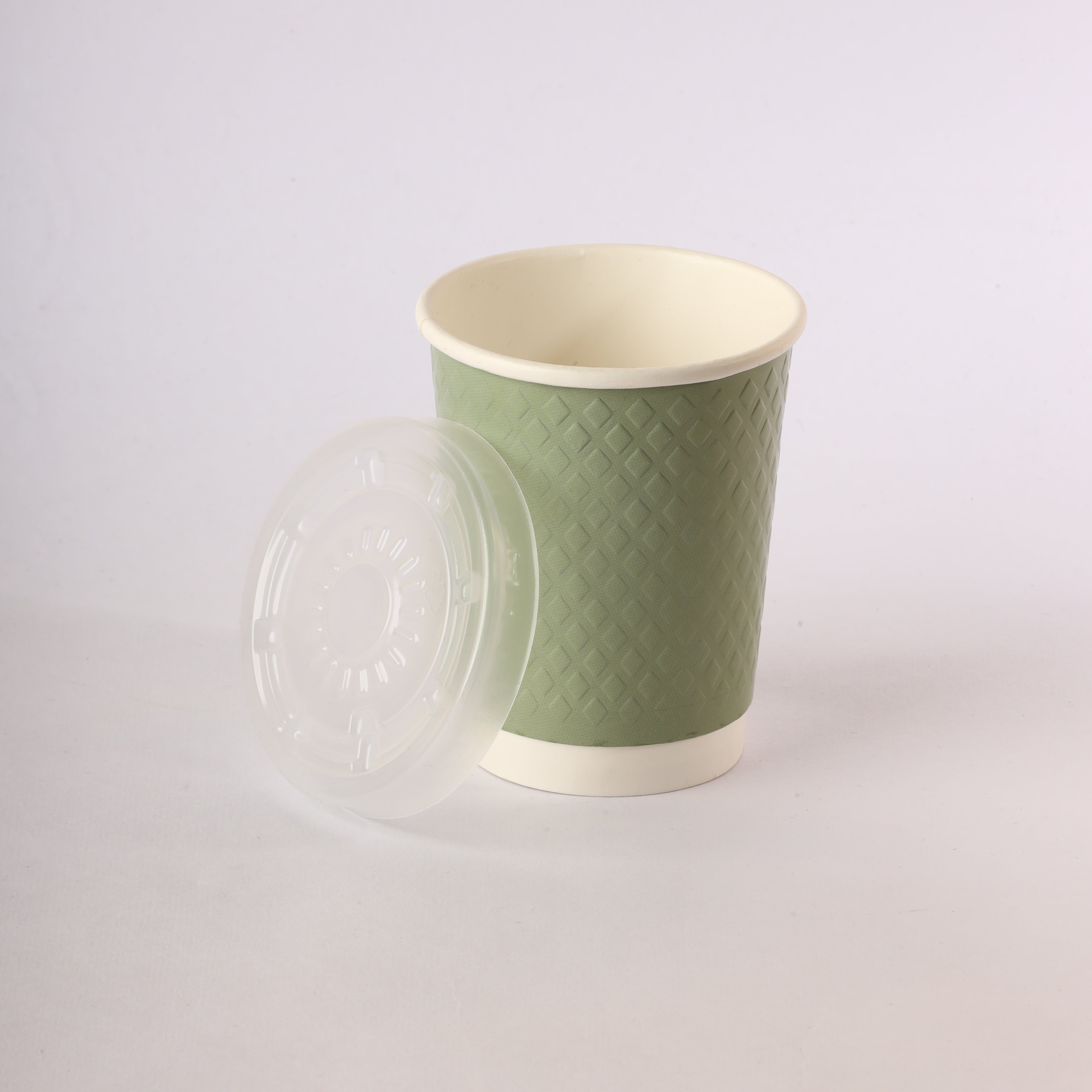 Paper Cup ( Double Wall ) - 250 ml - Green