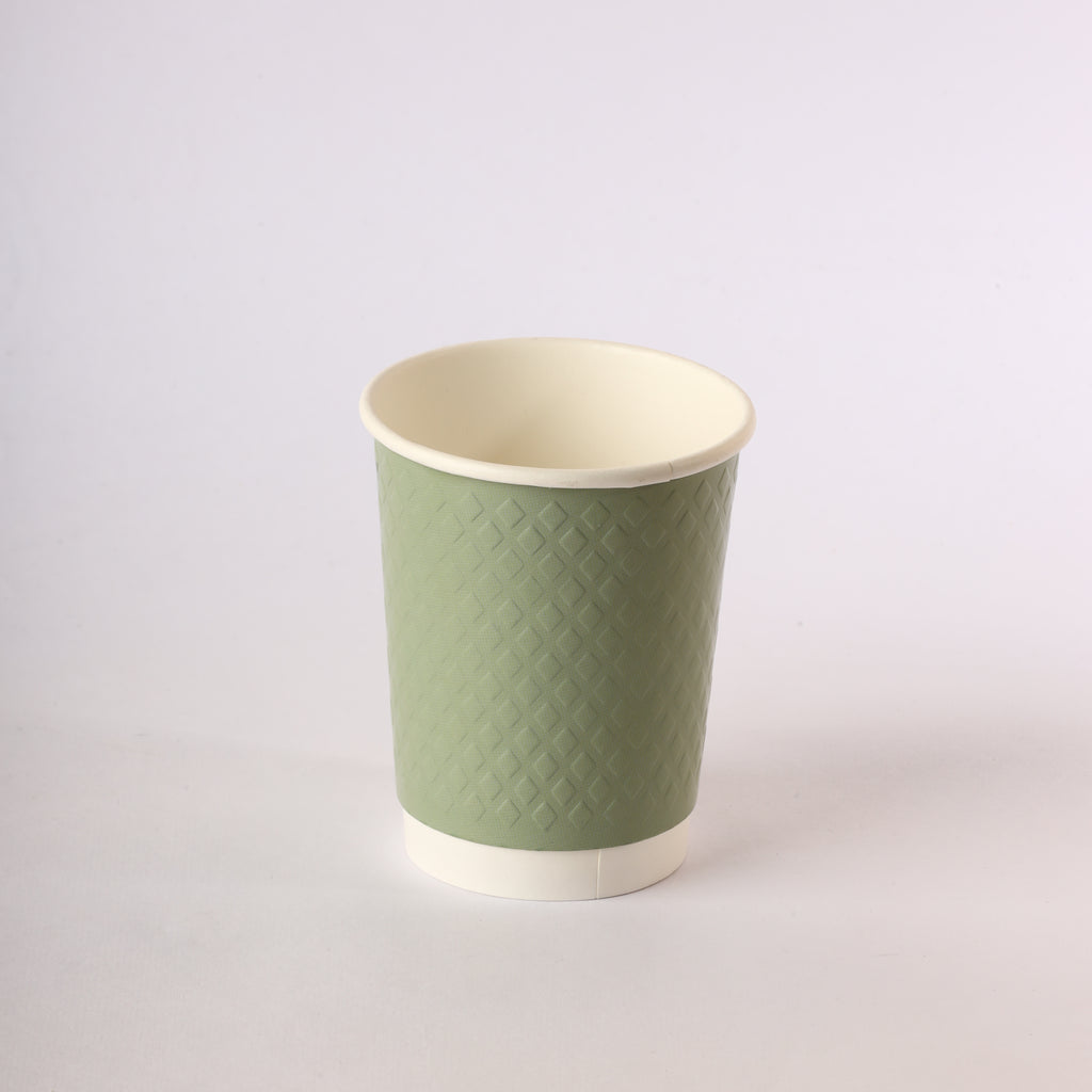 Paper Cup ( Double Wall ) - 300 ml - Green