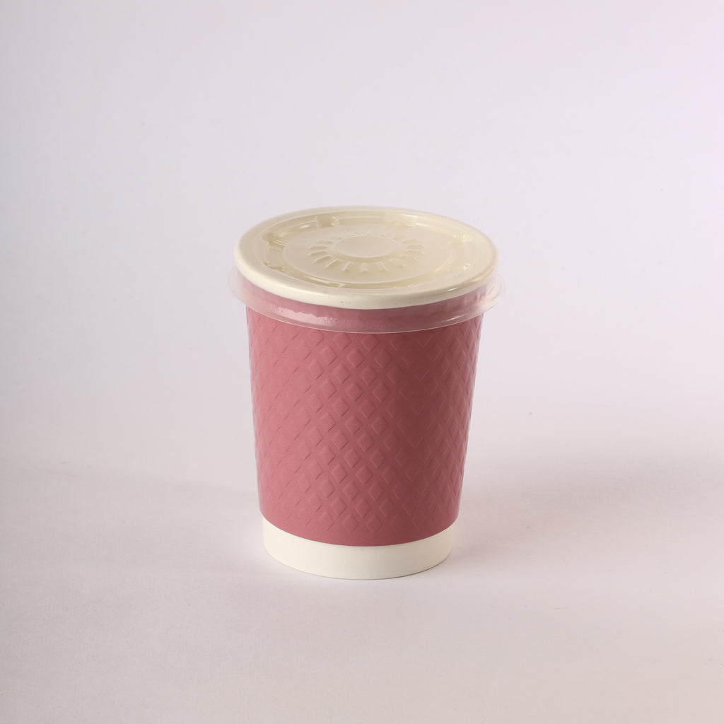 Paper Cup ( Double Wall ) - 250 ml - Pink
