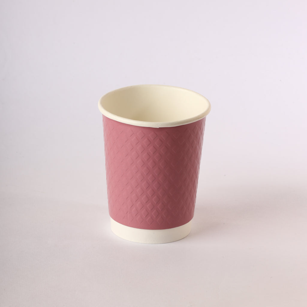 Paper Cup ( Double Wall ) - 300 ml - Pink