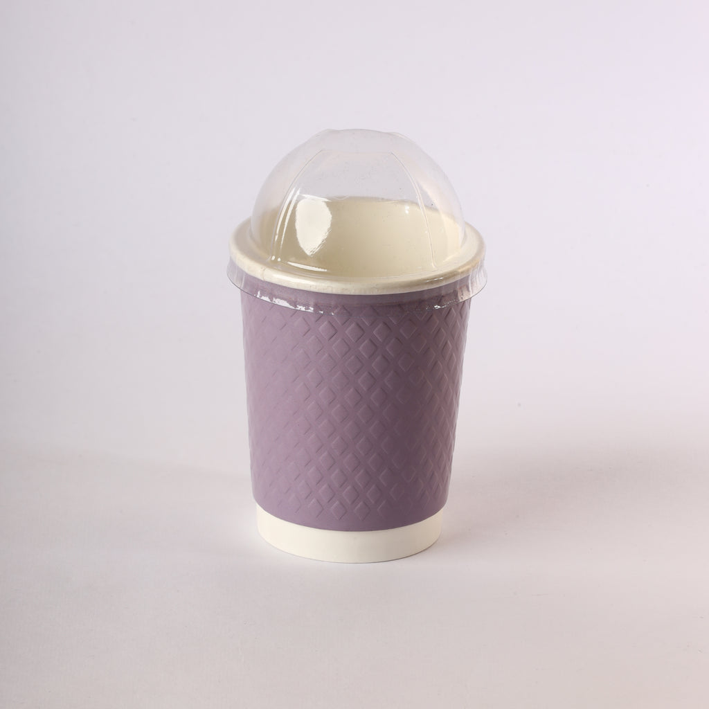 Paper Cup ( Double Wall ) - 250 ml - Violet