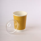Paper Cup ( Double Wall ) - 250 ml - Yellow