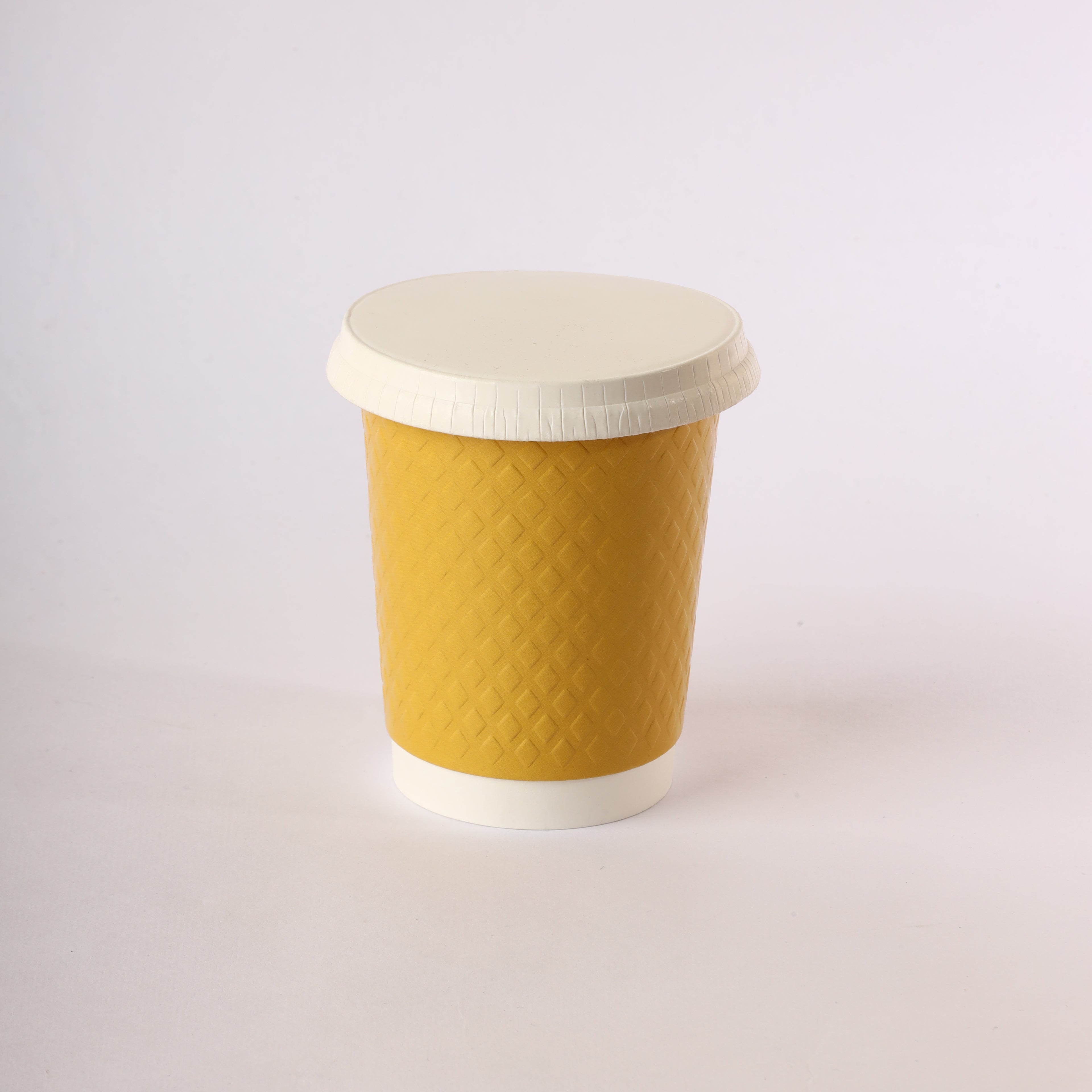 Paper Cup ( Double Wall ) - 250 ml - Yellow